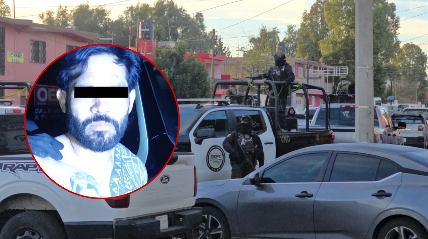 La detención de Édgar N, alias Limones, ocurrió en la ciudad de Durango. | Foto: Especial.