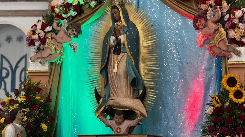 Actividades y horarios de los festejos a la Virgen de Guadalupe 2025 en la iglesia de San Cristóbal, Mérida