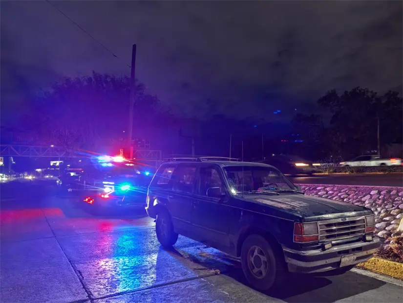 imagen recuadro Camioneta asegurada por las autoridades Foto: Policía de Monterrey