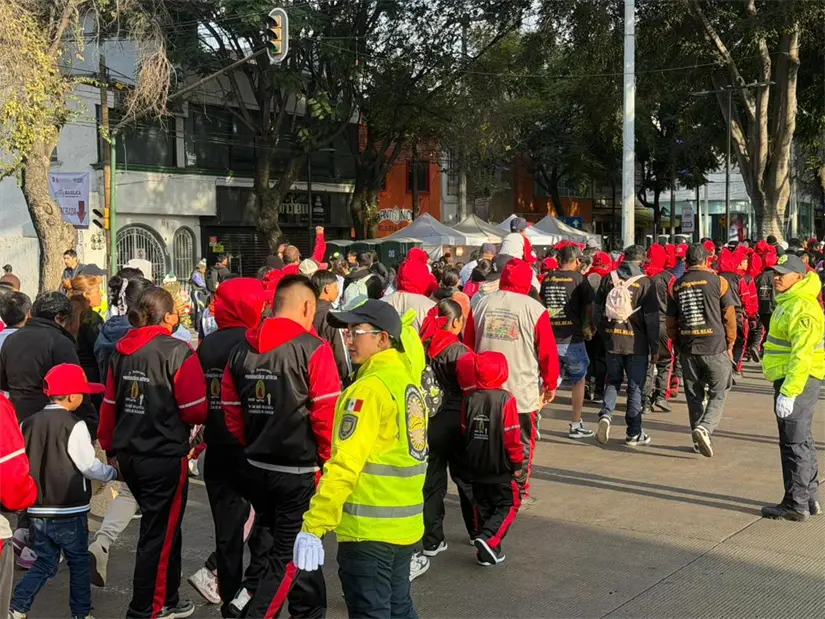 imagen recuadro La SSC se preparó desde días antes por la llegada de peregrinos. Foto: Ramón Ramírez