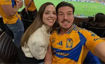 Celebración de Samuel García enciende el ánimo tras el triunfo de Tigres Celebración de Samuel García enciende el ánimo tras el triunfo de Tigres