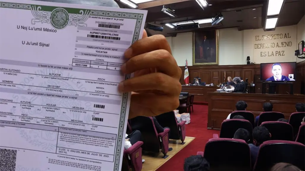 La SCJN obliga a Yucatán a cambiar una ley que no permitía los apellidos compuestos
