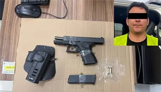 Aprehenden a escolta armado con porte falso en Santiago, Nuevo León