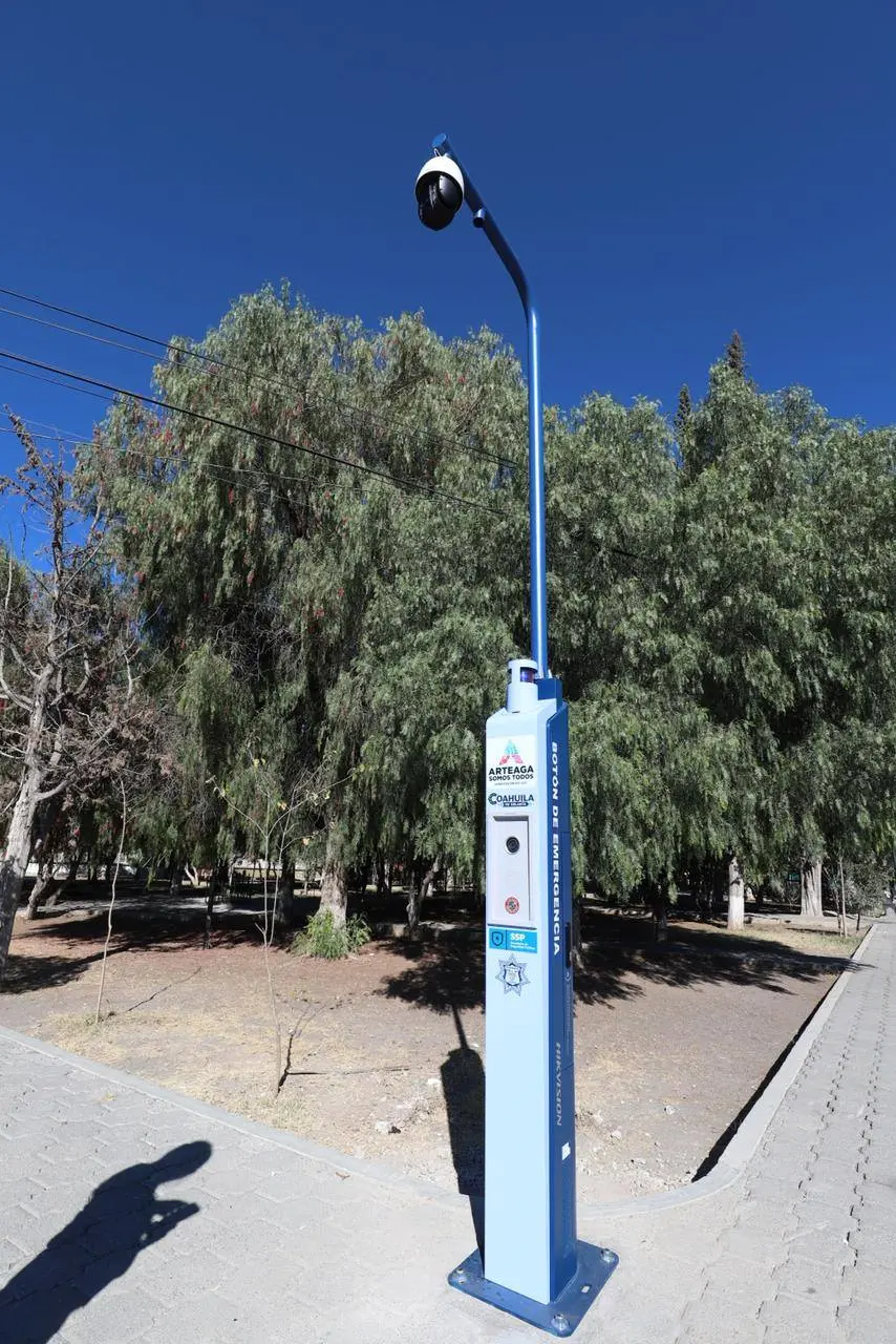 imagen recuadro Botón de pánico es inaugurado en Arteaga / Foto: Gobiernos de Coahuila