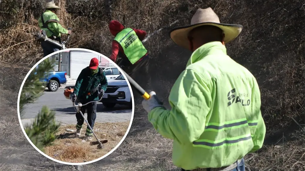 "Aquí Andamos" limpia arroyo en Saltillo y áreas verdes al sur