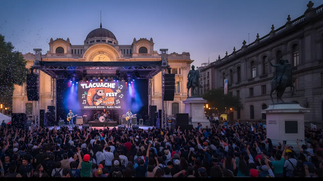 La Plaza Tólsa será el escenario perfecto para una tarde de rock. Foto: Gemini IA