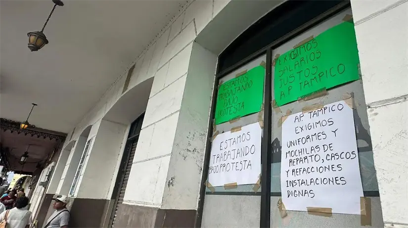 Protesta de Correos de México en Tamaulipas Sol de México