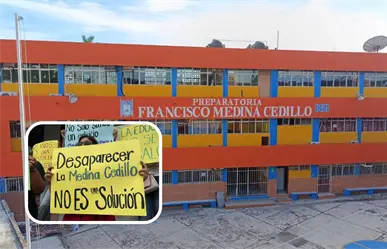 Buscan desaparecer prepa Medina Cedillo; manifestantes llegan a la presidencia de Tampico