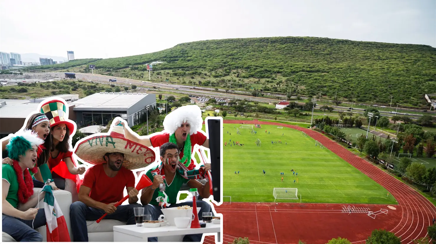 Querétaro prepara fan fest y eventos culturales rumbo al Mundial 2026. Foto: X (@CNqueretaro)/Canva