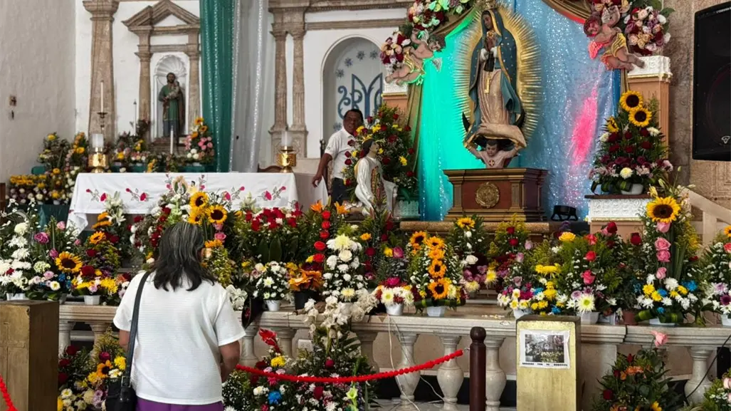 As&iacute; se viven los festejos guadalupanos en San Crist&oacute;bal en M&eacute;rida