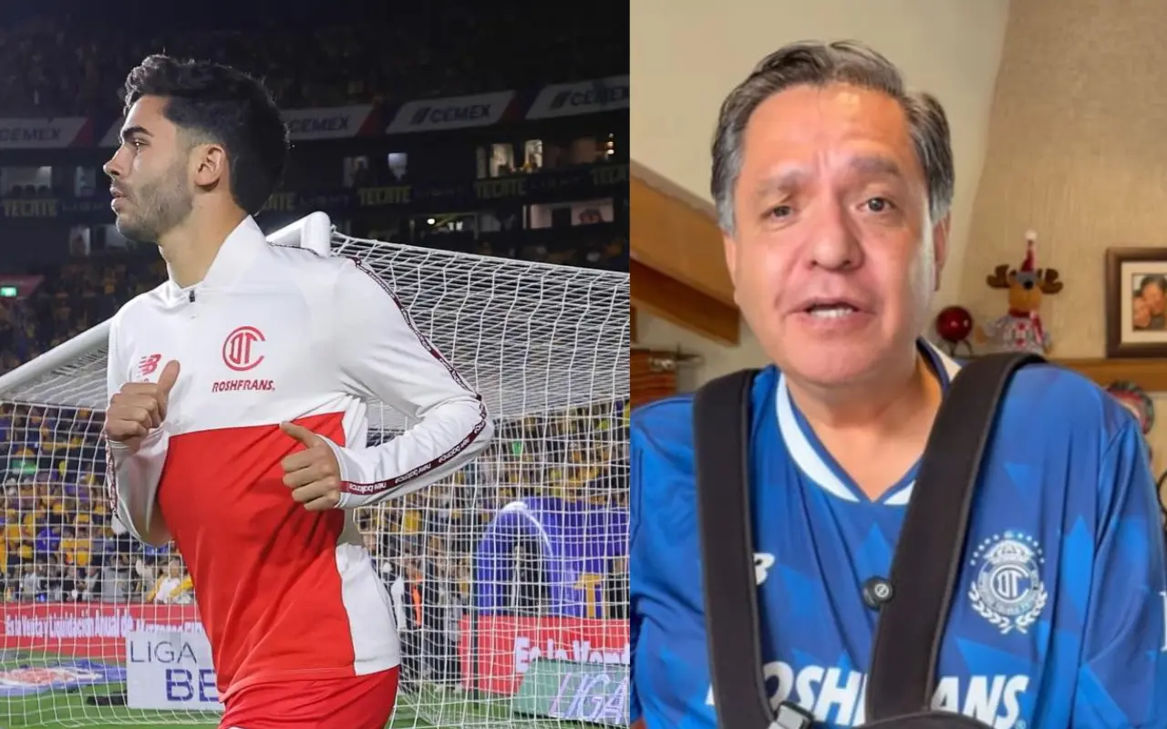 El alcalde Ricardo Moreno Bastida lanzó un reto a través de un video en redes sociales. Foto: FB/ Ricardo Moreno | FB/ Toluca FC (Canva)