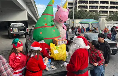 Fiscalía de Nuevo León ilumina la Navidad: Lleva comida, juguetes y esperanza a familias en el Hospital Universitario