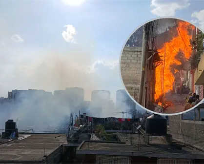 VIDEO | Incendio en Huixquilucan: C5 capta fuerte columna de humo en colonia Federal Burocrático