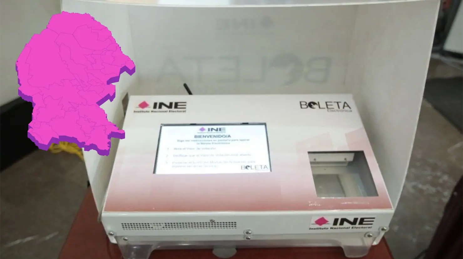 Se aprobó el uso de urnas electrónicas en Coahuila. (INE Coahuila | Canva)