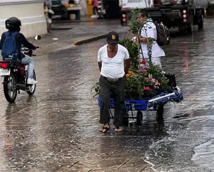 Lluvias fuertes marcarán los festejos Guadalupanos en la Península de Yucatán