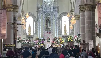 Santuario de Guadalupe de Durango se satura de miles de creyentes este 12 de diciembre