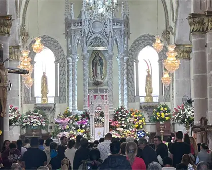 Santuario de Guadalupe de Durango se satura de miles de creyentes este 12 de diciembre