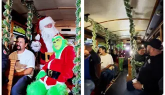 Navidad 2025: Así puedes viajar con Santa y el Grinch en el trolebús de Hermosillo