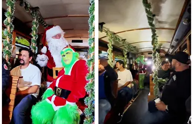 Navidad 2025: Así puedes viajar con Santa y el Grinch en el trolebús de Hermosillo