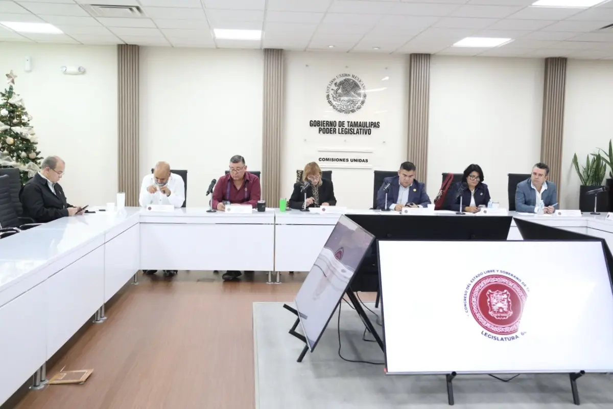 El Paquete Económico de Tamaulipas para 2026 fue avalado en las comisiones legislativas. Foto: Congreso Tamaulipas