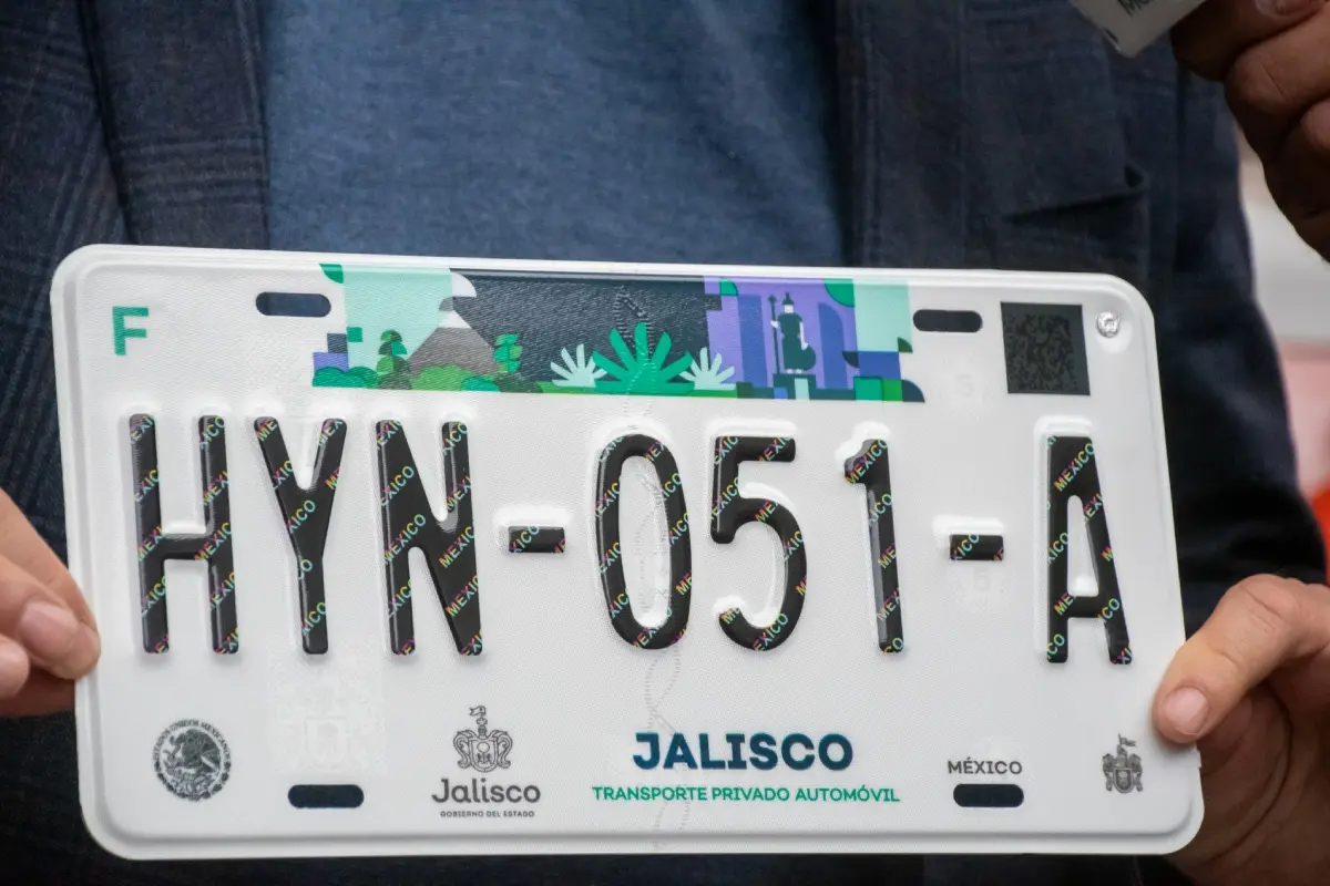 Se fijó una fecha límite para canjear las placas en Jalisco de manera gratuita Foto: Gobierno de Jalisco