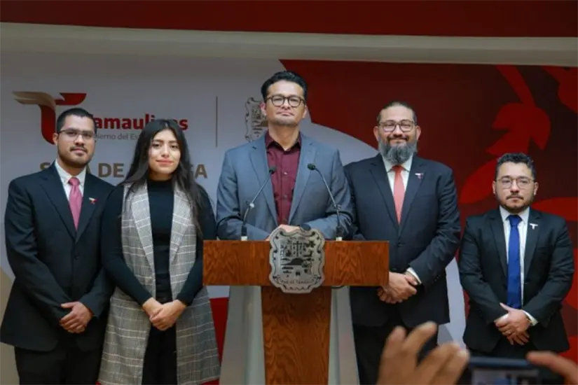 Equipo responsable del desarrollo de la plataforma energética de Tamaulipas. Foto: Victoria Jiménez