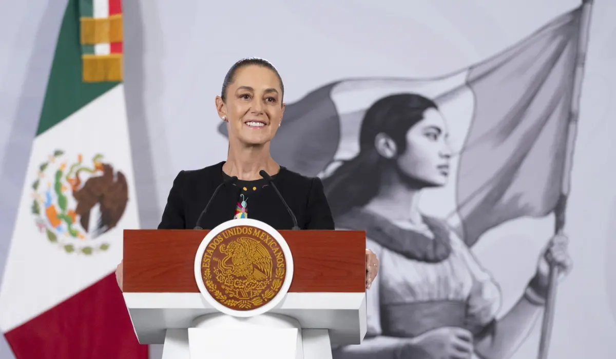 Claudia Sheinbaum en conferencia de prensa del 11 de diciembre. Foto: Presidencia de la República