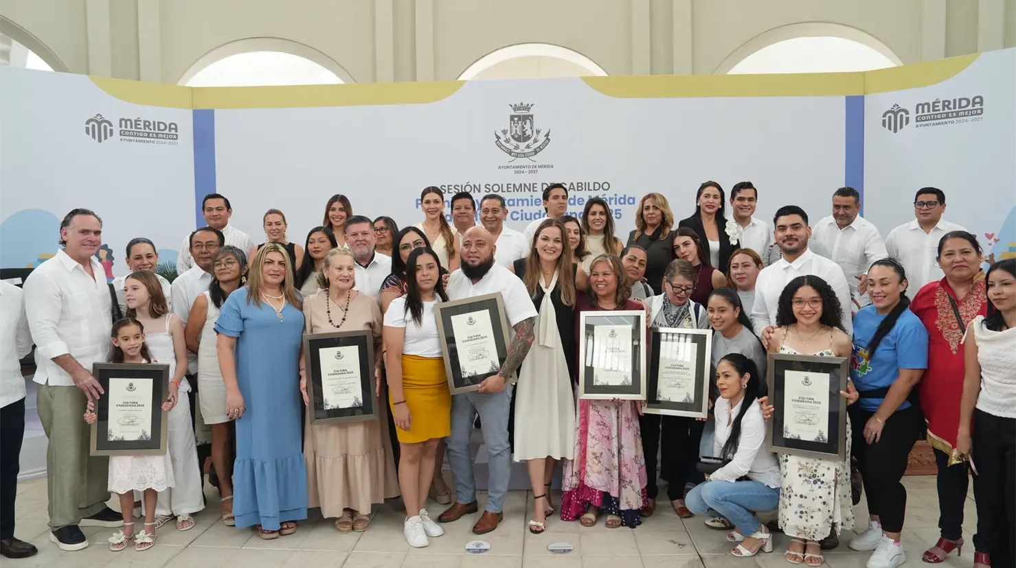 El Premio a la Cultura Meridana es una distinción que otorga el Ayuntamiento de Mérida. Foto: Cecilia Patrón L.