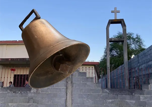Roban campana de 60 a&ntilde;os en iglesia guadalupana de Montemorelos, Nuevo Le&oacute;n