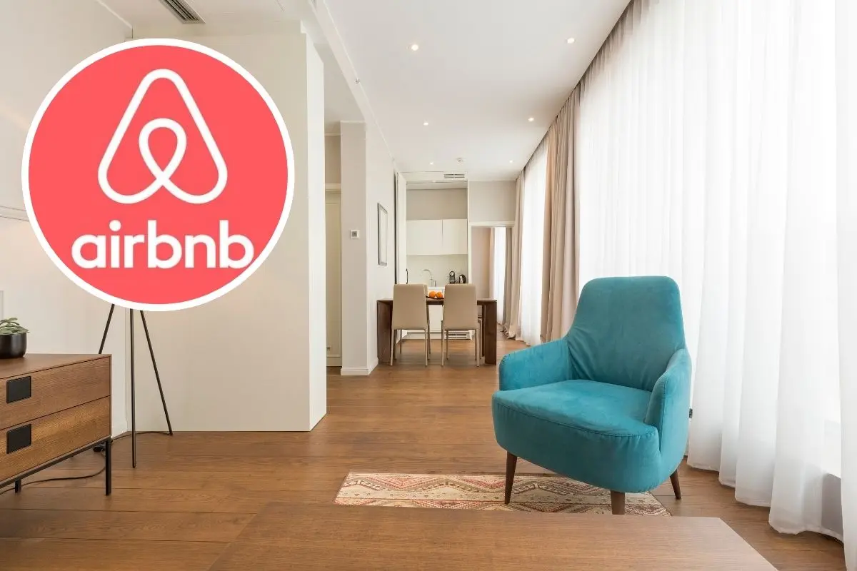 Sala de departamento representa el avance en la regulación de Airbnb en Coahuila / Foto: Airbnb | Canva