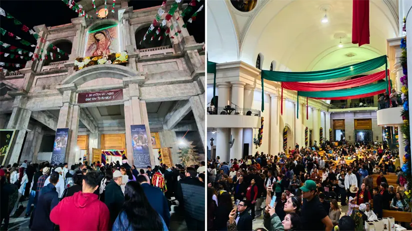 imagen recuadro La celebración concentró actividades religiosas y comunitarias en los alrededores del recinto. Foto: Héctor Romero / POSTA Baja California Sur