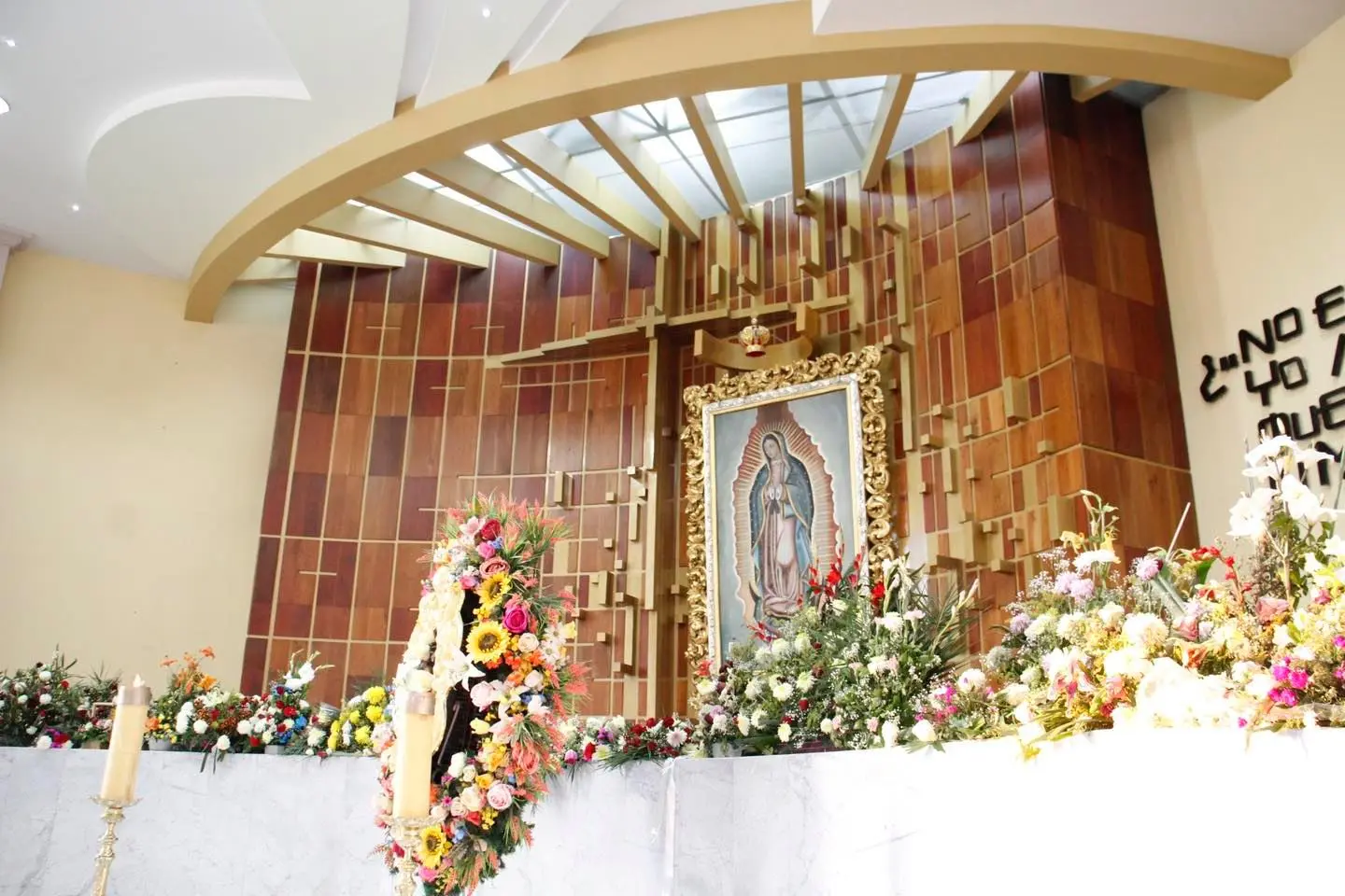 El Santuario de la Virgen de Guadalupe estará lleno de celebraciones durante este 12 de diciembre: Foto: FB Arquidiócesis de Durango.