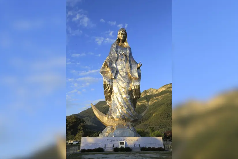 imagen recuadro La Virgen de la Misericordia está ubicada en el poblado El Chorrito, donde se ubica el santuario a la Virgen de Guadalupe, en el municipio de Hidalgo, Tamaulipas. Foto: Gobierno Tamaulipas