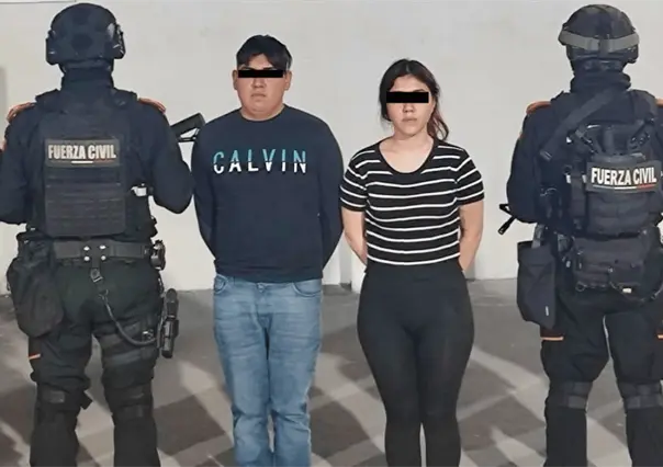 Detienen a pareja en Apodaca; se relacionan con actividades delictivas en la zona