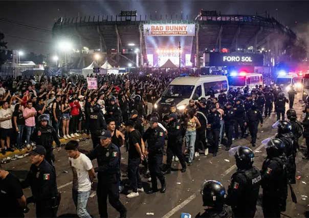 Operativo deja casi 40 detenidos en Iztacalco en el concierto de Bad Bunny en CDMX