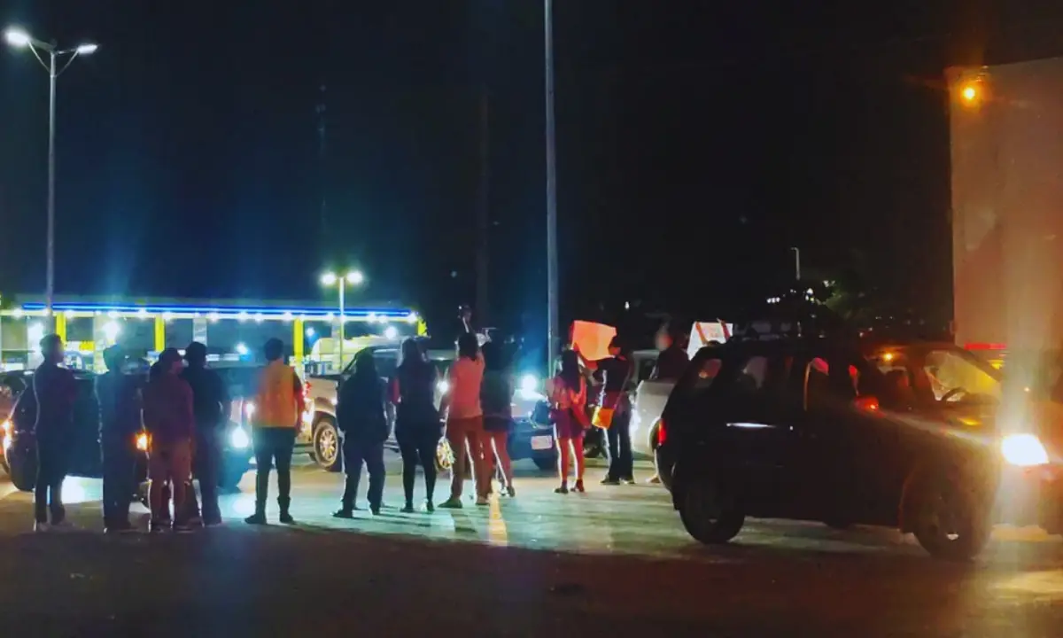 Vecinos de Umán llevan casi dos meses en pie lucha por el caso del booster de gas natural a metros de sus casas Foto: SSP Yucatán