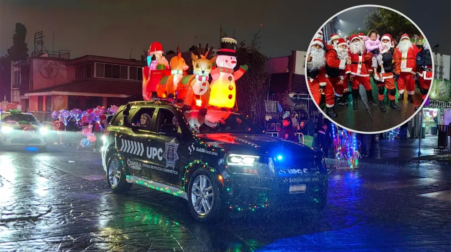 Unidades de la Comisaría en el desfile del 2024. (Comisaría de Seguridad y Protección Ciudadana)