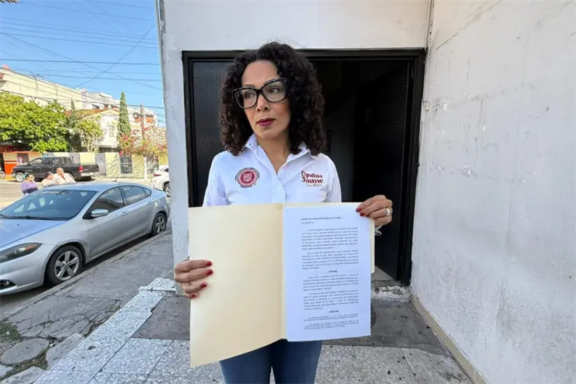 imagen recuadro La diputada local Cynthia Jaime Castillo presentó una denuncia formal ante la Fiscalía de Justicia de Tamaulipas por presunto maltrato animal. Foto: Axel Hassel