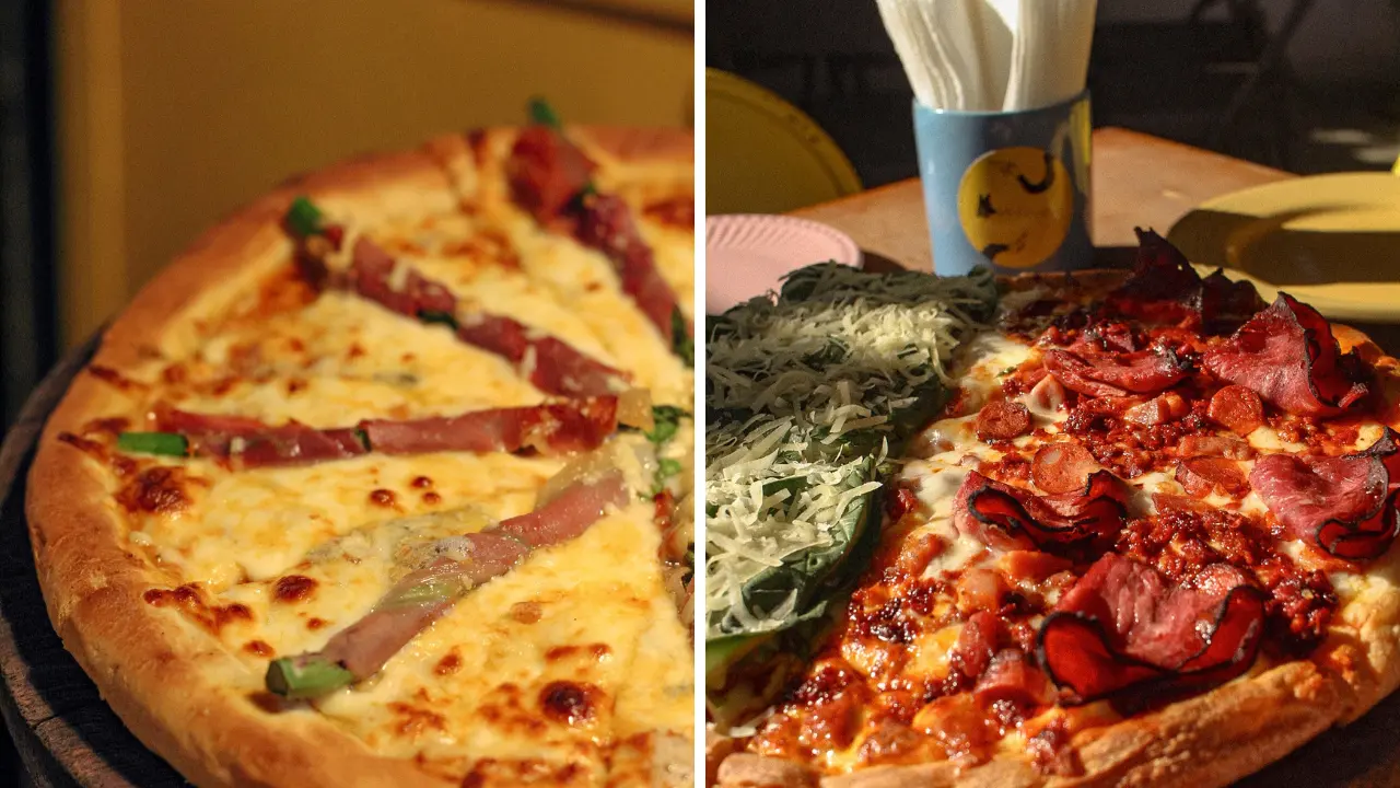 Muestra de las pizzas que se preparan en ese lugar. Foto: La Coyota / Facebook.