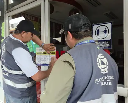 Cierran restaurante en el Centro de Mérida y otros dos negocios por incumplir normas de seguridad