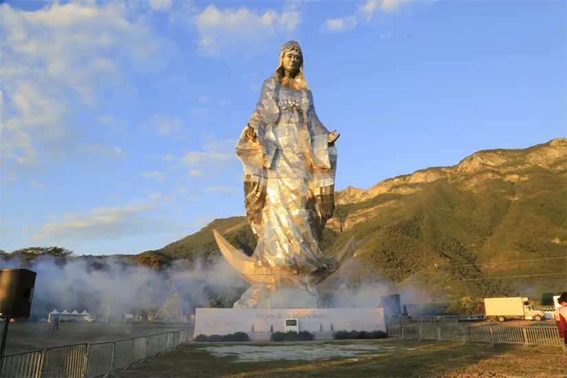 imagen recuadro La Virgen del Chorrito: una de las 5 más grandes de Latinoamérica. FOTO | Gobierno de Tamaulipas