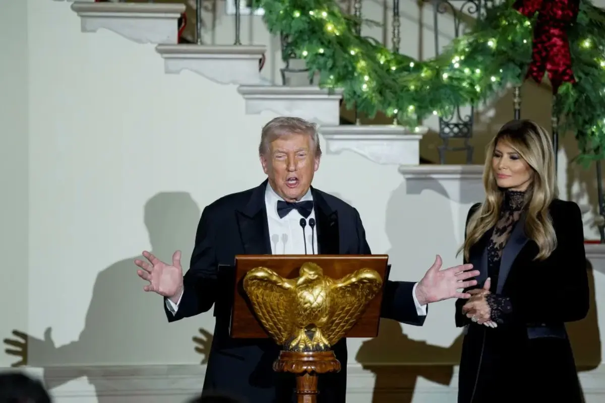 Donald y Melania Trump en el Baile del Congreso en la Casa Blanca Foto: The White House