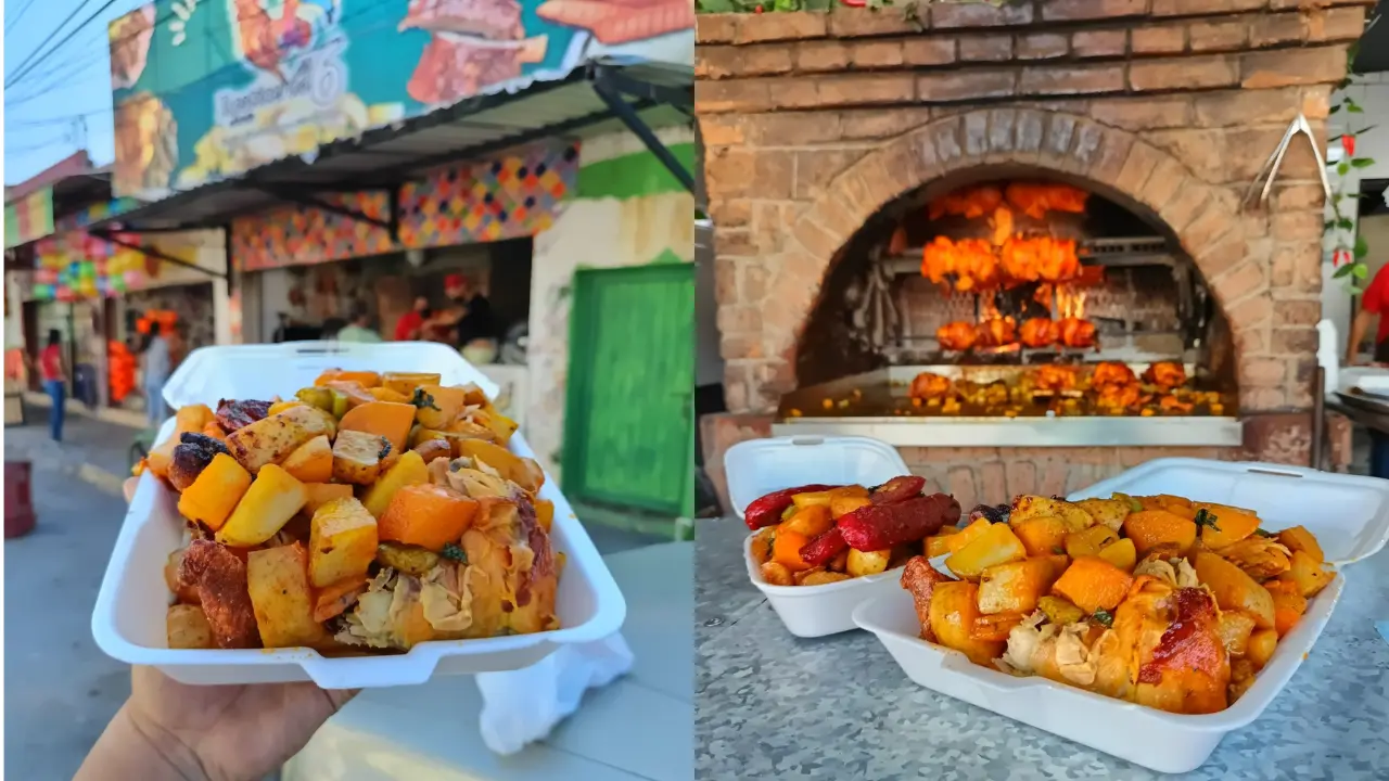 Pollos rostizados del 6 : Pepe Mora lidera la tercera generación del negocio familiar. FOTO | Facebook Carretoneando