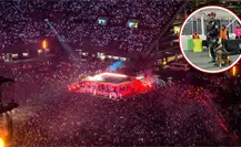 Perro policía de CDMX se vuelve viral por vestir como Bad Bunny durante operativos de su concierto