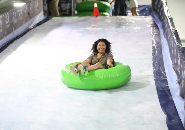 Pista de hielo gratis en M&eacute;rida, el mejor plan para esta temporada sin salir de la ciudad