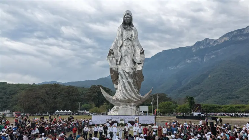imagen recuadro La Virgen del Chorrito: una de las 5 más grandes de Latinoamérica. FOTO | Gobierno de Tamaulipas