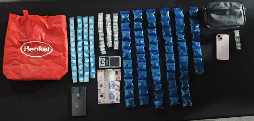 imagen recuadro Droga asegurada. Foto: Fuerza Civil.