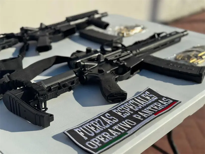 imagen recuadro Armamento asegurado. Foto: POSTA.