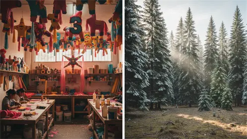 Navidad sustentable y talleres de piñatas gratis en CDMX