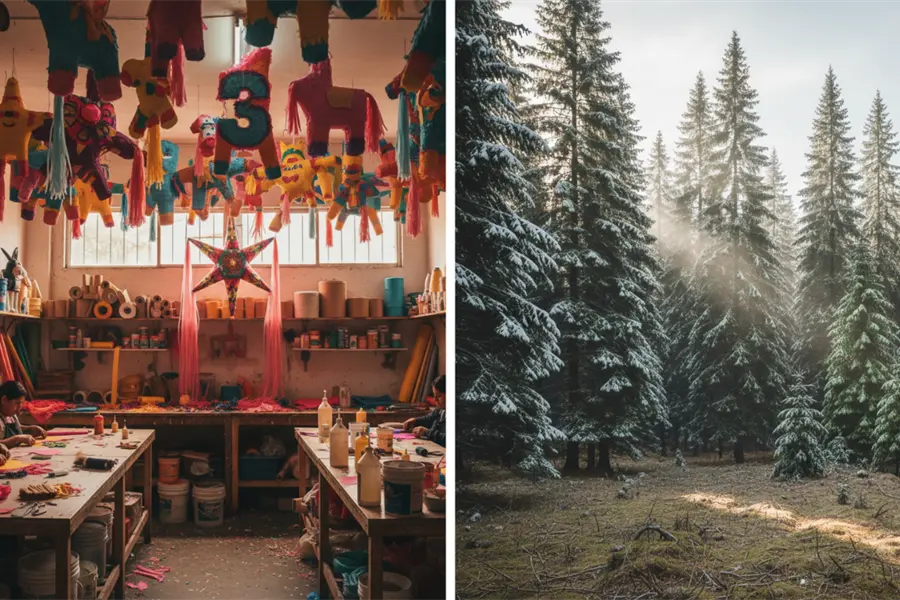 Navidad sustentable y talleres de piñatas gratis en CDMX